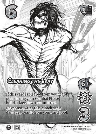 Clearing the Way (Alternate Art) - Challenger Series: Attack on Titan: Battle for Humanity (CSAOT)