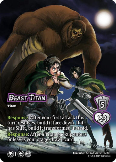 Beast Titan (Alternate Art) - Attack on Titan: Battle for Humanity (AOT1)