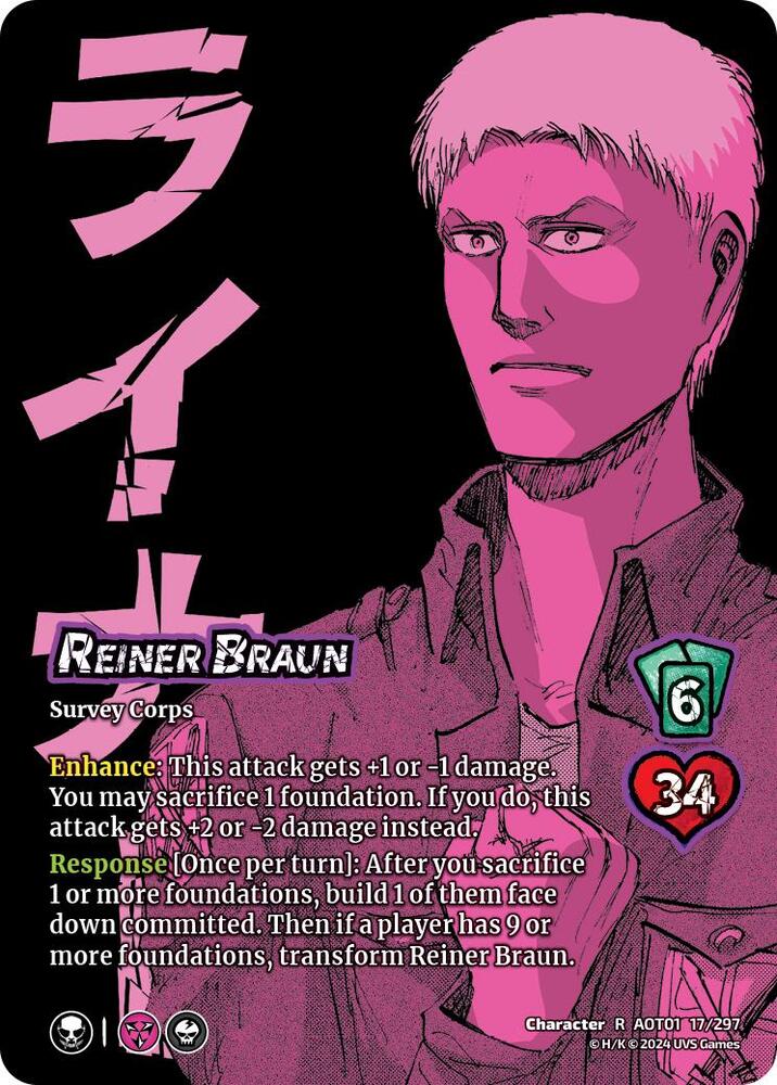 Reiner Braun // Reiner, Armored Titan - Foil