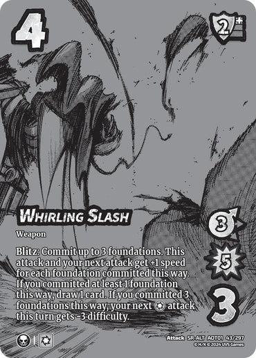 Whirling Slash - Alternate Art - Foil
