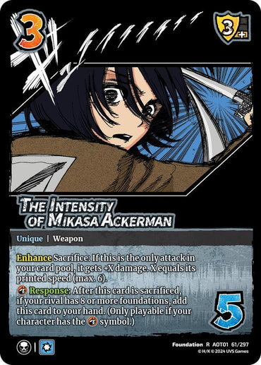 The Intensity of Mikasa Ackerman - Attack on Titan: Battle for Humanity (AOT1)