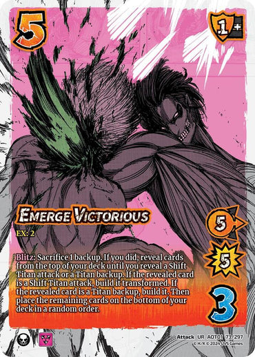 Emerge Victorious - Attack on Titan: Battle for Humanity (AOT1)