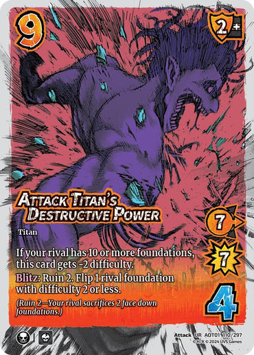 Attack Titan's Destructive Power - Attack on Titan: Battle for Humanity (AOT1)