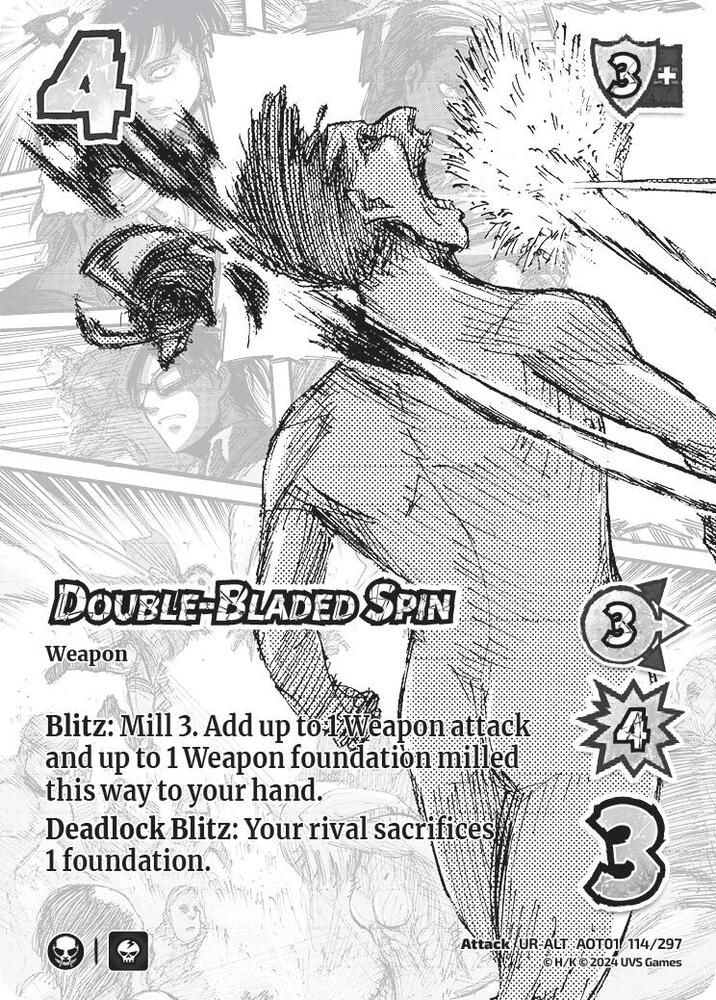 Double-Bladed Spin - Alternate Art - Foil