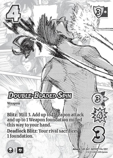 Double-Bladed Spin - Alternate Art - Foil