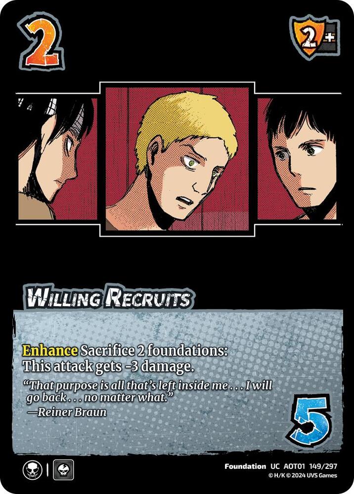 Willing Recruits - Attack on Titan: Battle for Humanity (AOT1)