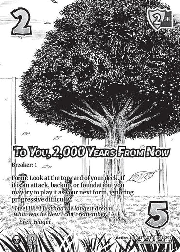 To You, 2,000 Years From Now (Alternate Art) - Attack on Titan: Battle for Humanity (AOT1)