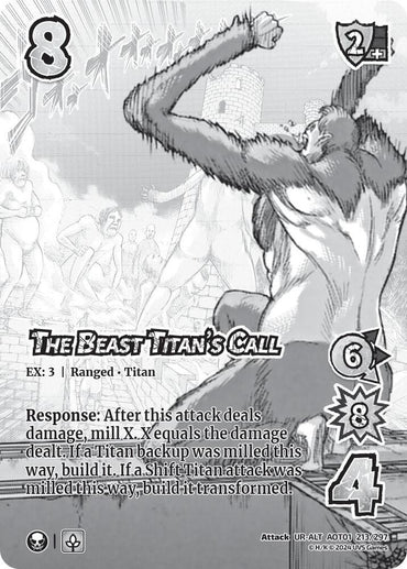 The Beast Titan's Call (Alternate Art) - Attack on Titan: Battle for Humanity (AOT1)