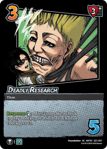 Deadly Research - Attack on Titan: Battle for Humanity (AOT1)