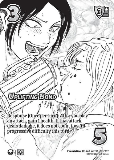 Uplifting Bond (Alternate Art) - Attack on Titan: Battle for Humanity (AOT1)