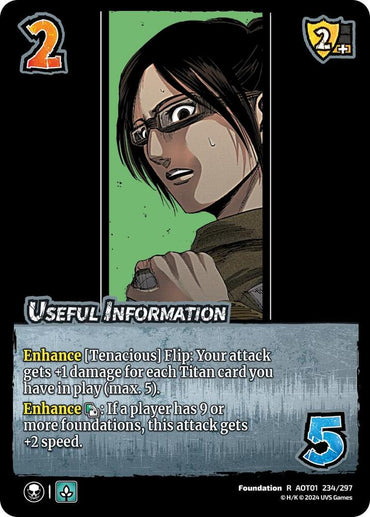 Useful Information - Attack on Titan: Battle for Humanity (AOT1)