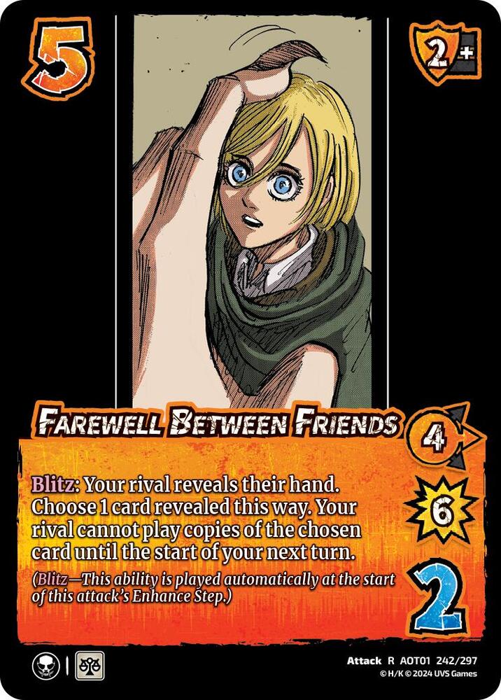 Farewell between Friends - Foil
