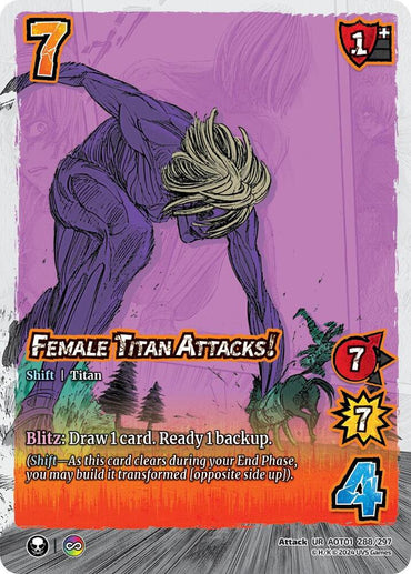 Female Titan Attacks! // The Female Titan - Attack on Titan: Battle for Humanity (AOT1)