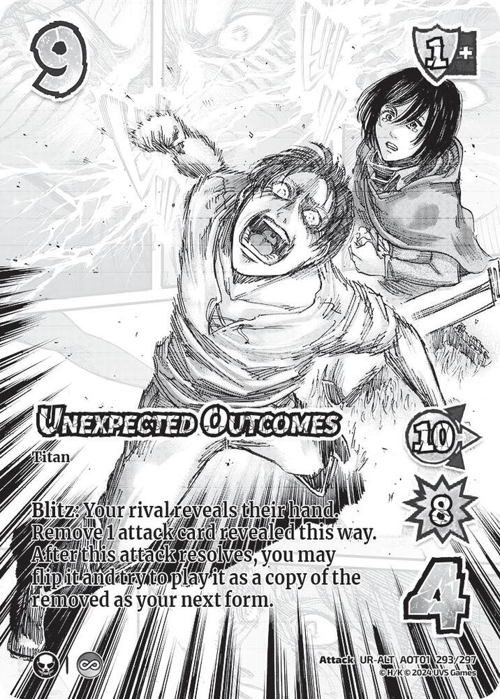 Unexpected Outcomes (Alternate Art) - Attack on Titan: Battle for Humanity (AOT1)