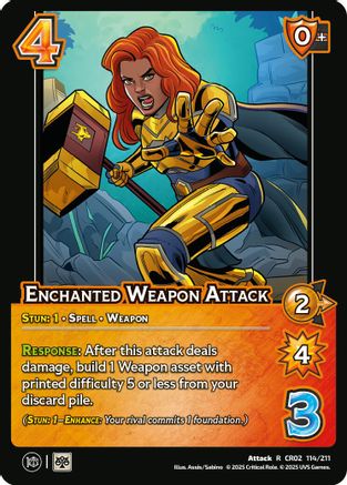 Enchanted Weapon Attack