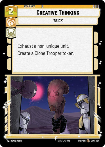 Creative Thinking (200/257) (200/257) [Twilight of the Republic]