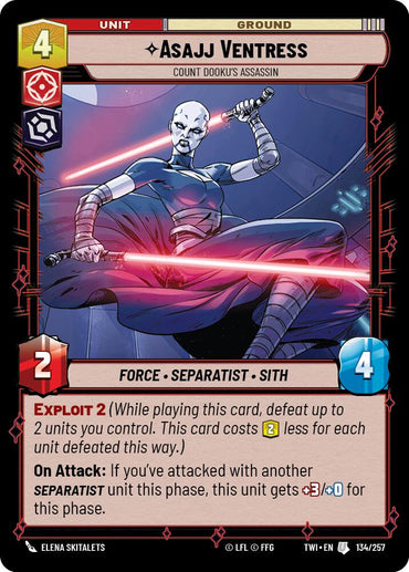 Asajj Ventress - Count Dooku's Assassin (134/257) (134/257) [Twilight of the Republic]