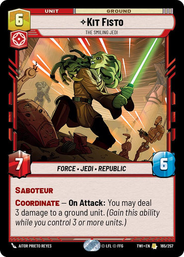 Kit Fisto - The Smiling Jedi (165/257) (165/257) [Twilight of the Republic]