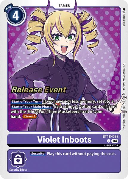 Violet Inboots [BT18-093] [Release Special Booster Ver.2.0 Promos]