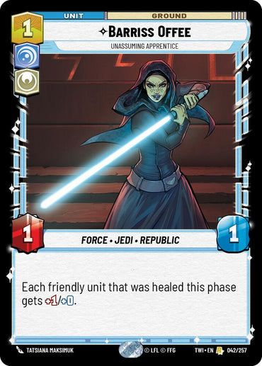 Barriss Offee - Unassuming Apprentice (042/257) (042/257) [Twilight of the Republic]