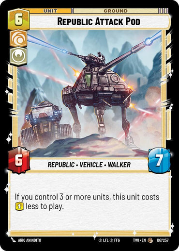Republic Attack Pod (197/257) (197/257) [Twilight of the Republic]