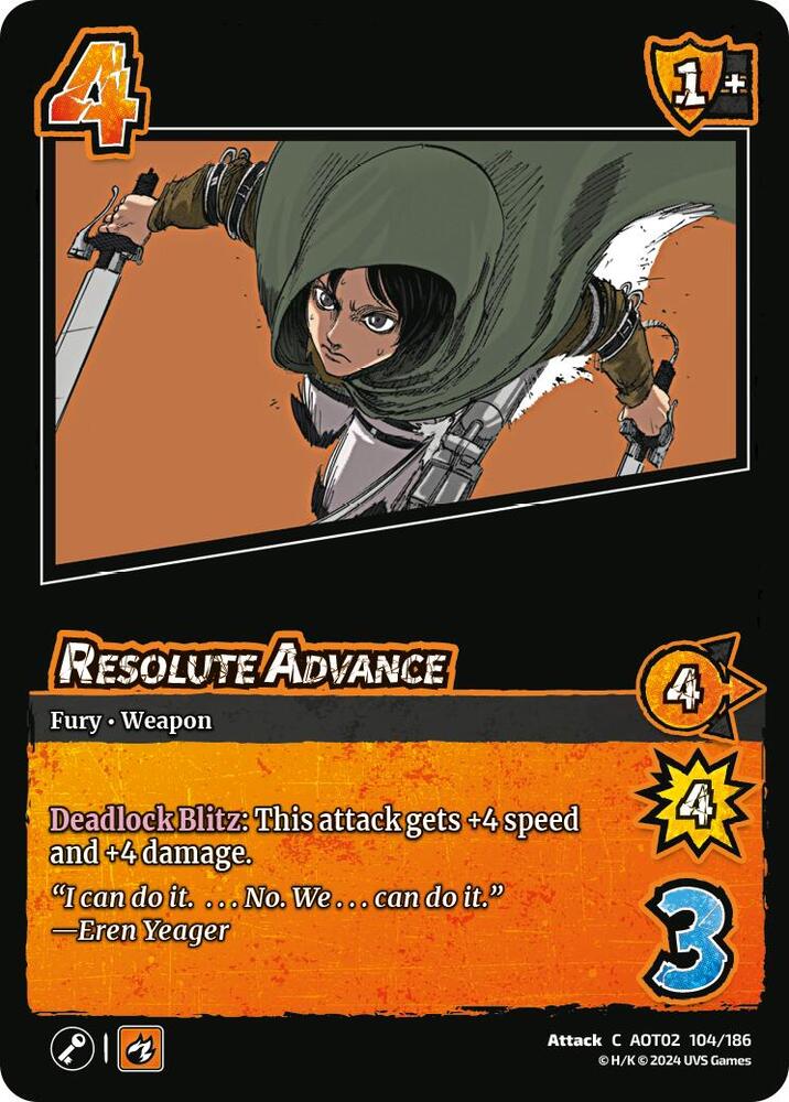 Resolute Advance - Attack On Titan: Origins of Power (AOT02)