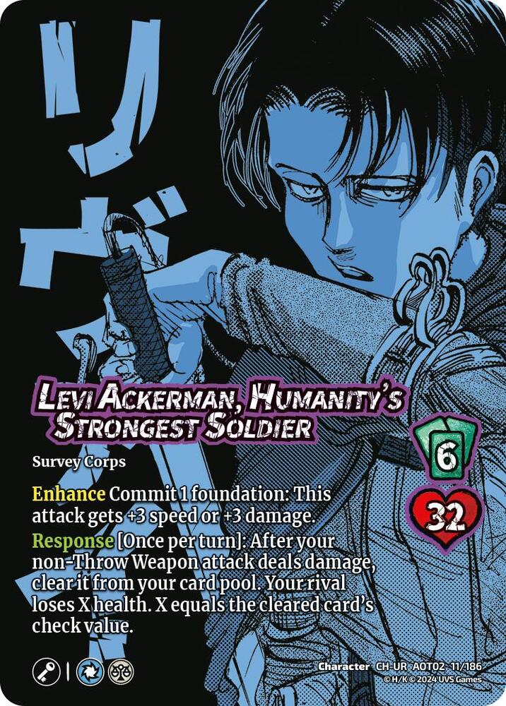 Levi Ackerman, Humanity's Strongest Soldier - Attack On Titan: Origins of Power (AOT02)