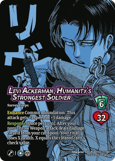 Levi Ackerman, Humanity's Strongest Soldier - Attack On Titan: Origins of Power (AOT02)