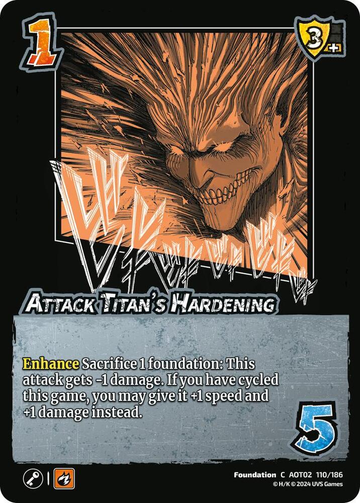 Attack Titan's Hardening - Attack On Titan: Origins of Power (AOT02)