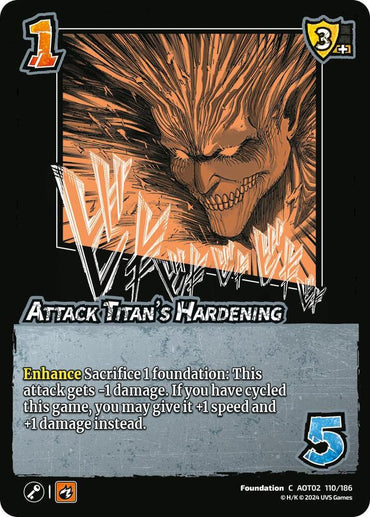 Attack Titan's Hardening - Attack On Titan: Origins of Power (AOT02)