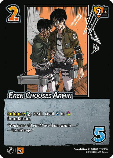 Eren Chooses Armin - Attack On Titan: Origins of Power (AOT02)