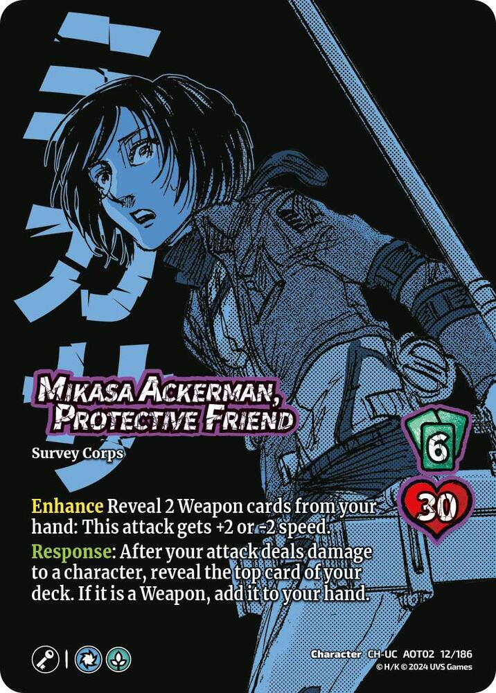 Mikasa Ackerman, Protective Friend - Attack On Titan: Origins of Power (AOT02)