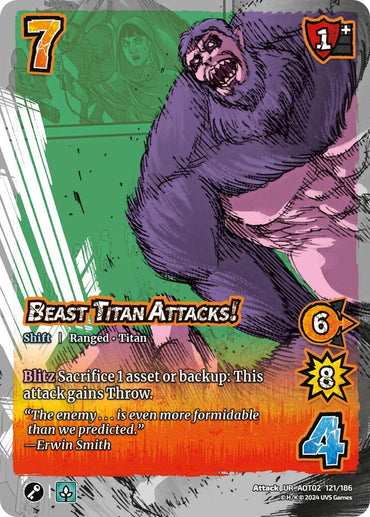 Beast Titan Attacks! // The Beast Titan - Attack On Titan: Origins of Power (AOT02)