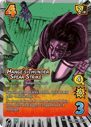 Hange's Thunder Spear Strike - Attack On Titan: Origins of Power (AOT02)