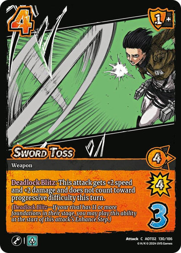 Sword Toss - Attack On Titan: Origins of Power (AOT02)