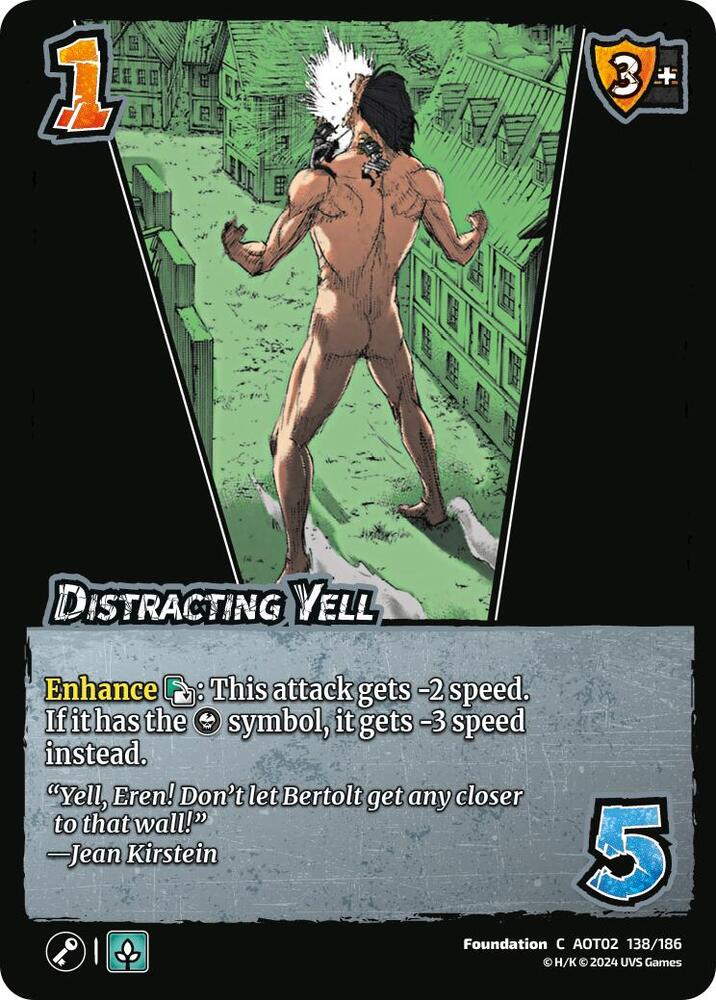 Distracting Yell - Attack On Titan: Origins of Power (AOT02)