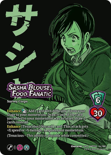 Sasha Blouse, Food Fanatic - Attack On Titan: Origins of Power (AOT02)