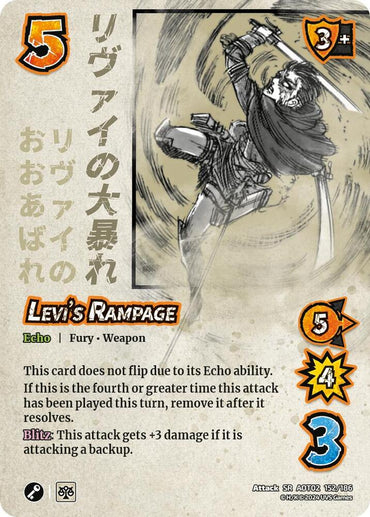 Levi's Rampage - Attack On Titan: Origins of Power (AOT02)