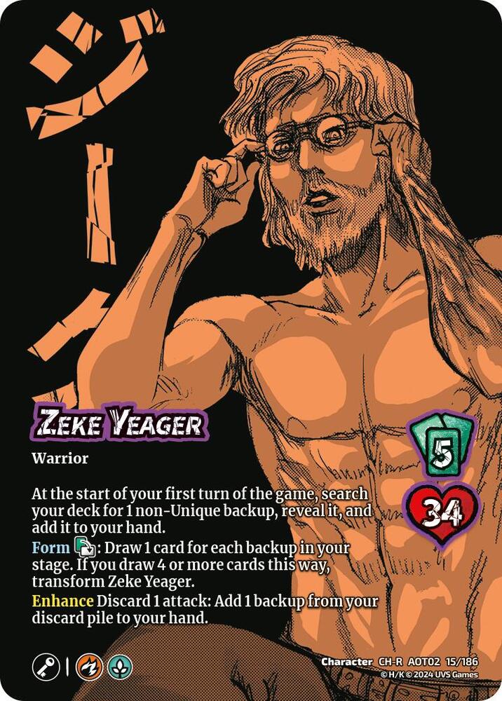 Zeke Yeager // Zeke, Beast Titan - Attack On Titan: Origins of Power (AOT02)