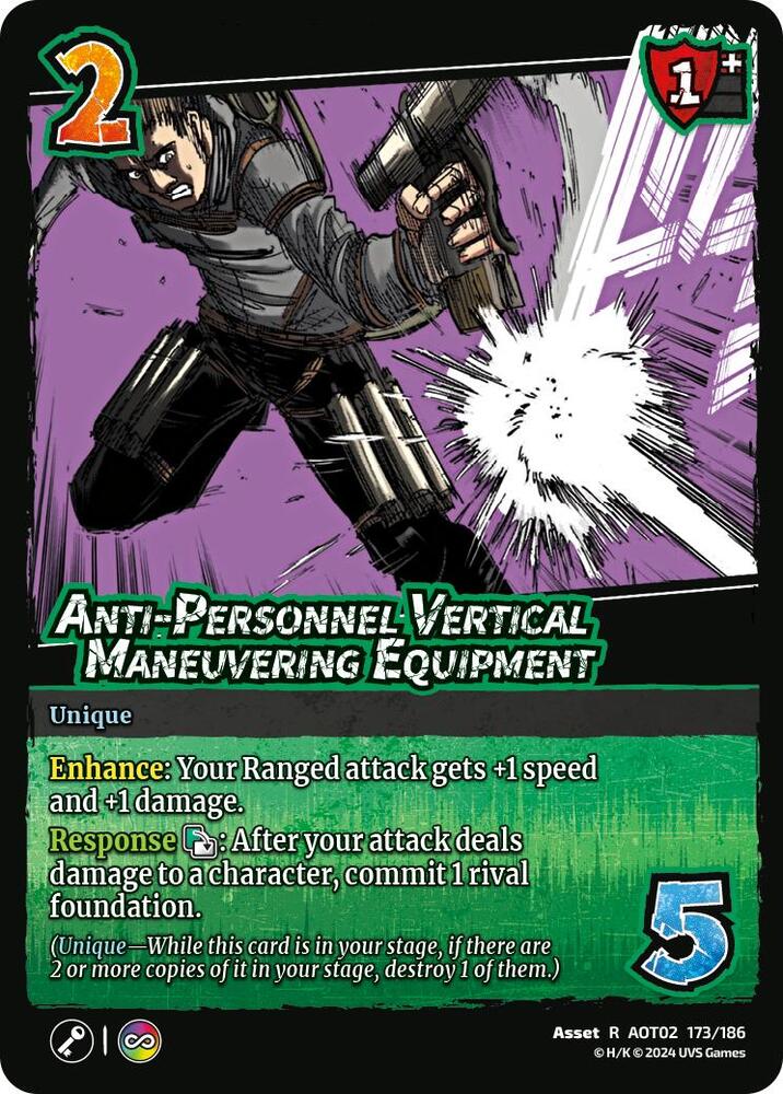 Anti-Personnel Vertical Maneuvering Equipment - Attack On Titan: Origins of Power (AOT02)