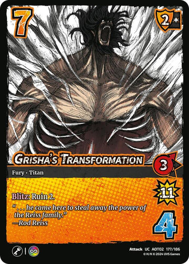 Grisha's Transformation - Attack On Titan: Origins of Power (AOT02)