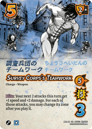 Survey Corps's Teamwork - Attack On Titan: Origins of Power (AOT02)