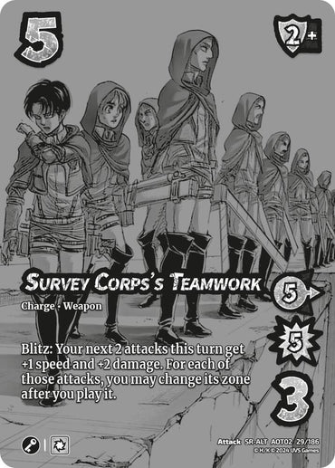 Survey Corps's Teamwork (Alternate Art) - Attack On Titan: Origins of Power (AOT02)