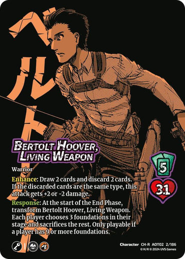 Bertolt Hoover, Living Weapon // Bertolt, Colossus Titan Advancing - Attack On Titan: Origins of Power (AOT02)