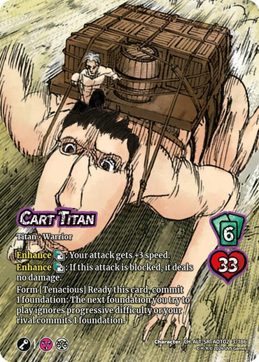 Cart Titan (Alternate Art) - Attack On Titan: Origins of Power (AOT02)