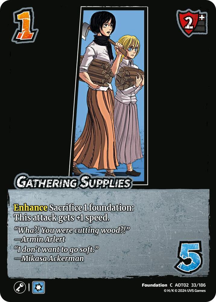 Gathering Supplies - Attack On Titan: Origins of Power (AOT02)