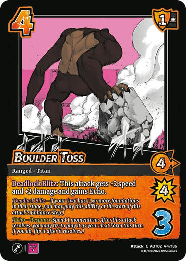 Boulder Toss - Attack On Titan: Origins of Power (AOT02)