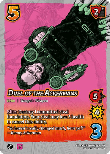 Duel of the Ackermans - Attack On Titan: Origins of Power (AOT02)
