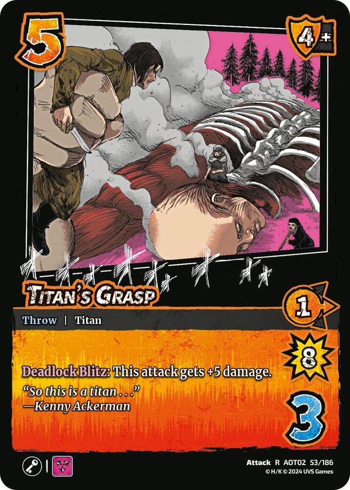 Titan's Grasp - Attack On Titan: Origins of Power (AOT02)