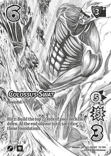 Colossus Swat (Alternate Art) - Attack On Titan: Origins of Power (AOT02)